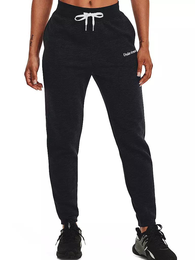 UNDER ARMOUR | Damen Jogginghose UA Recovery Fleece mit Schriftzug | grau