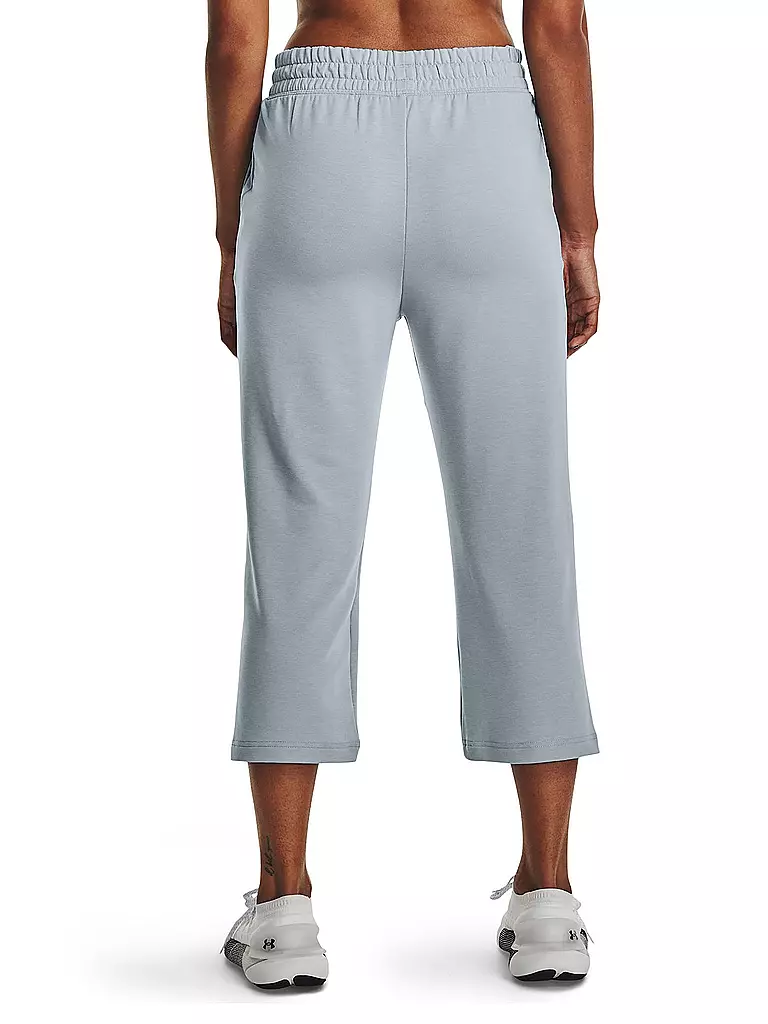 UNDER ARMOUR | Damen Jogginghose UA Rival Terry Flare Crop | hellblau