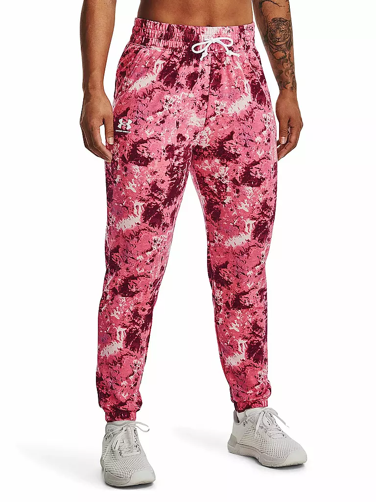 UNDER ARMOUR | Damen Jogginghose UA Rival Terry | rosa