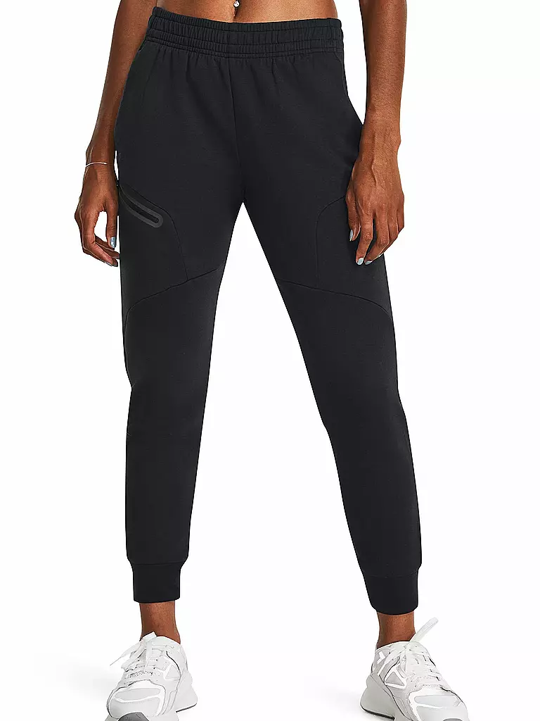 UNDER ARMOUR | Damen Jogginghose UA Unstoppable Fleece | schwarz