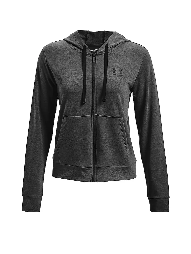 UNDER ARMOUR | Damen Kapuzenjacke UA Rival Frottee | grau