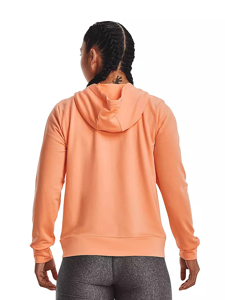 UNDER ARMOUR | Damen Kapuzenjacke UA Rival Frottee | orange