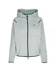 UNDER ARMOUR | Damen Kapuzenjacke UA Unstoppable Fleece mit durchgehendem Zip | mint