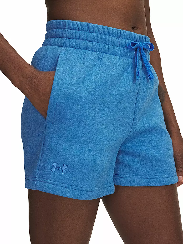 UNDER ARMOUR | Damen Short UA Rival Fleece | hellblau