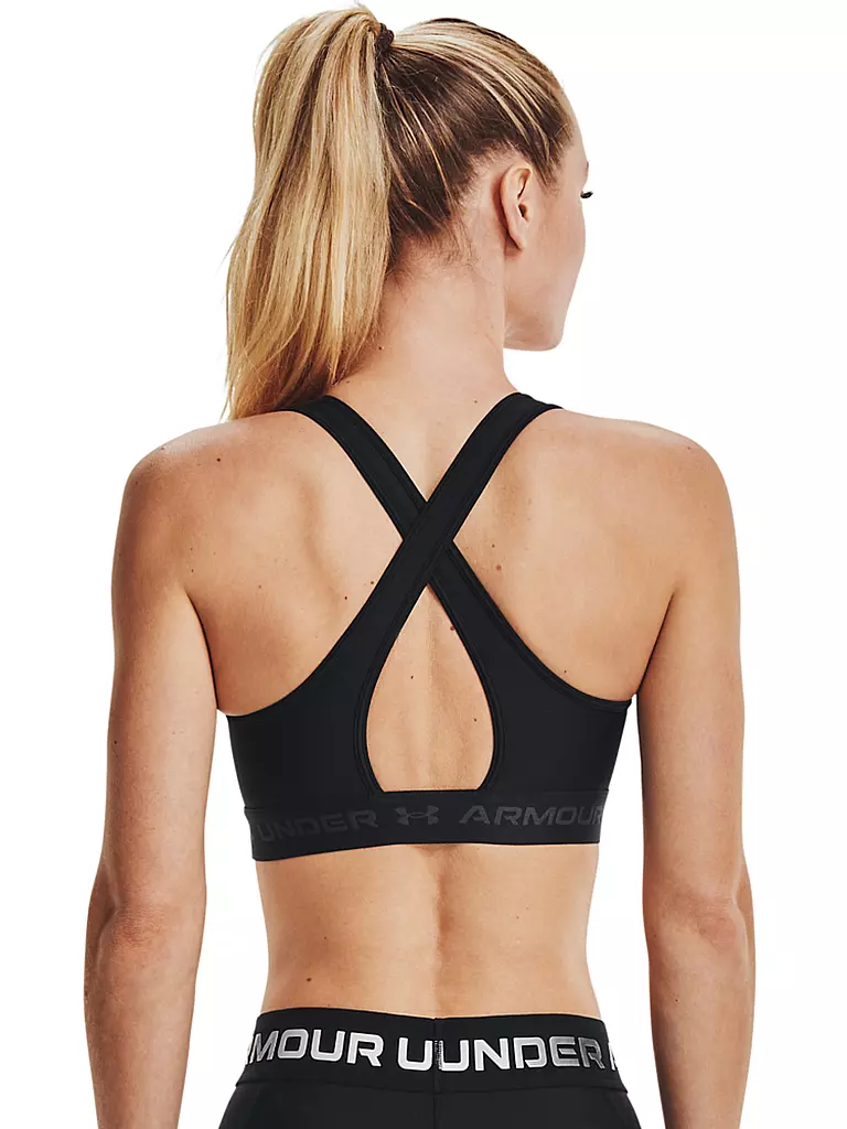 UNDER ARMOUR | Damen Sport-BH Armour® Crossback Medium Support | schwarz