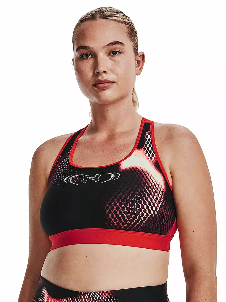 UNDER ARMOUR | Damen Sport-BH HeatGear® Armour unwattiert Medium Support | rot