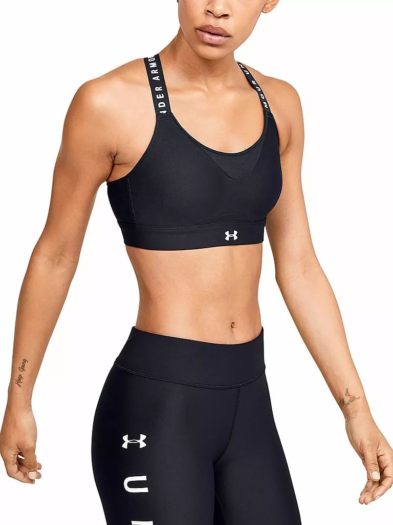 UNDER ARMOUR | Damen Sport-BH UA Infinity High  | schwarz