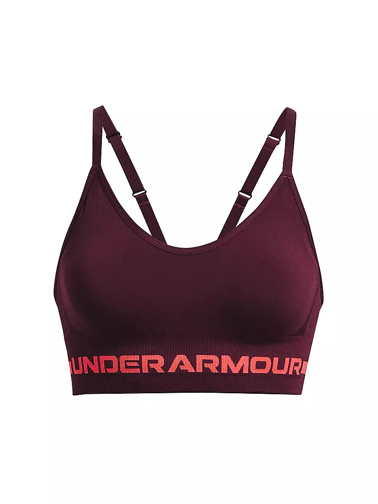 UNDER ARMOUR | Damen Sport-BH UA Seamless Low Support | dunkelrot