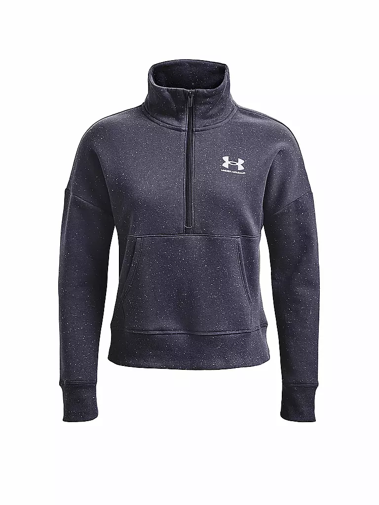 UNDER ARMOUR | Damen Sweater UA Rival Fleece mit ½ Zip | dunkelblau