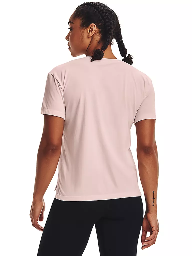 UNDER ARMOUR | Damen T-Shirt Live Pocket Mesh Graphic SS | rosa