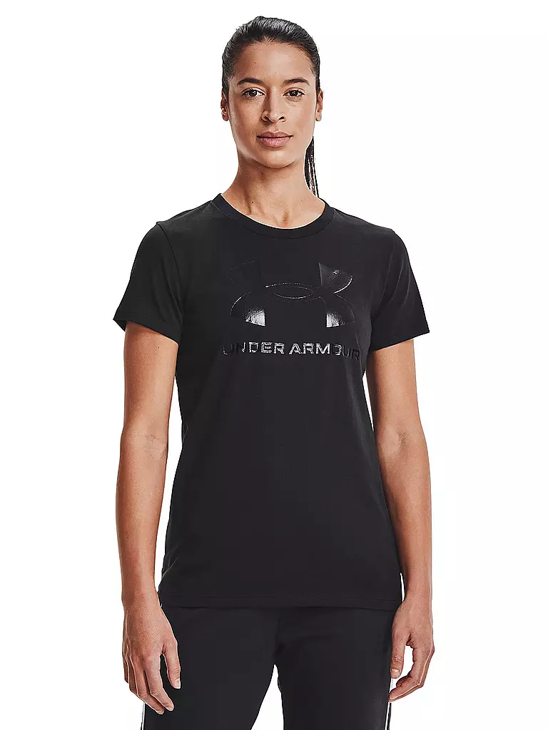 UNDER ARMOUR | Damen T-Shirt UA Sportstyle Grafik | schwarz