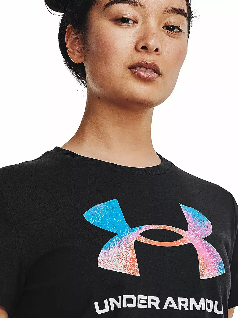 UNDER ARMOUR | Damen T-Shirt UA Sportstyle Grafik | schwarz