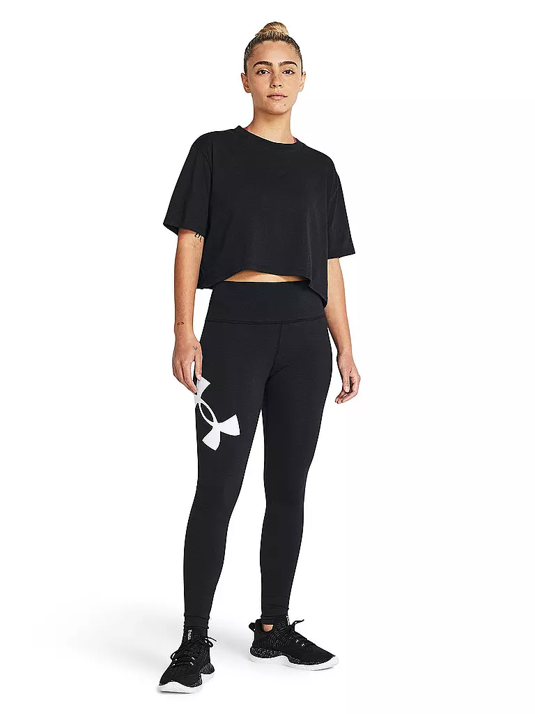 UNDER ARMOUR | Damen TIght Campus Essential | schwarz