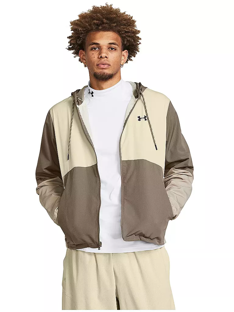 UNDER ARMOUR | Herren Fitnessjacke UA Legacy Windbreaker  | camel