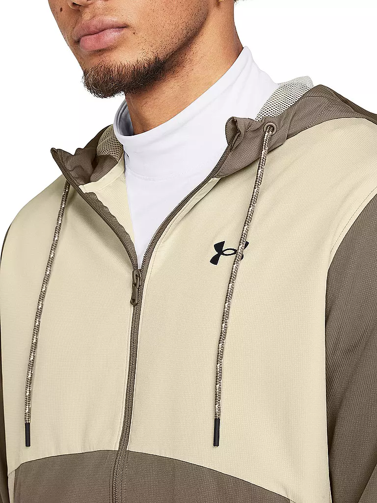 UNDER ARMOUR | Herren Fitnessjacke UA Legacy Windbreaker | gelb