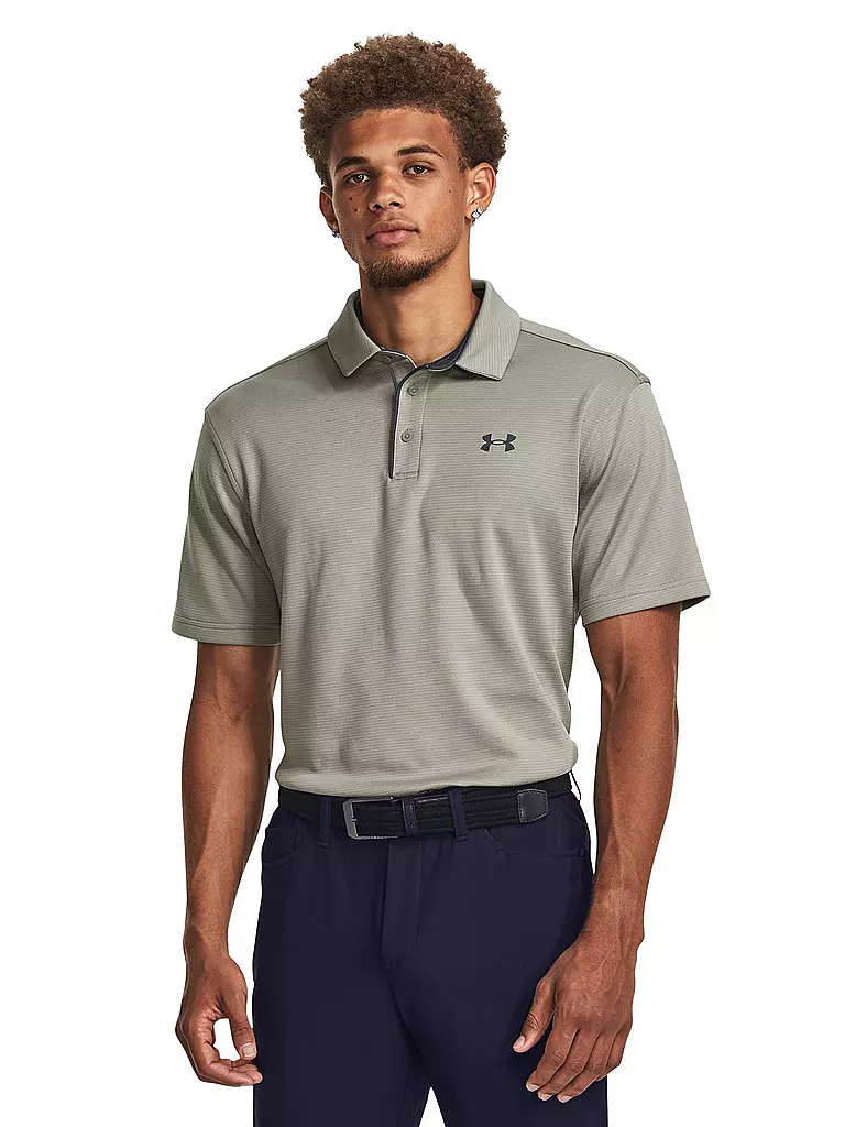 UNDER ARMOUR | Herren Fitnesspolo Tech | olive