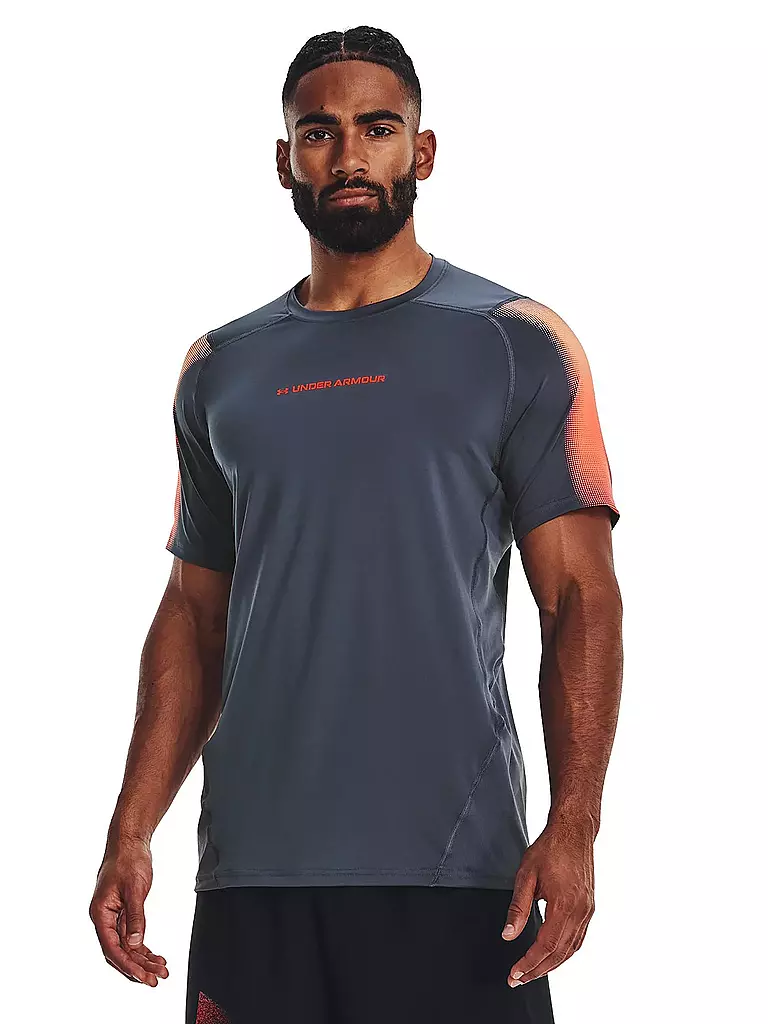 UNDER ARMOUR | Herren Fitnessshirt Armour HeatGear® | grau