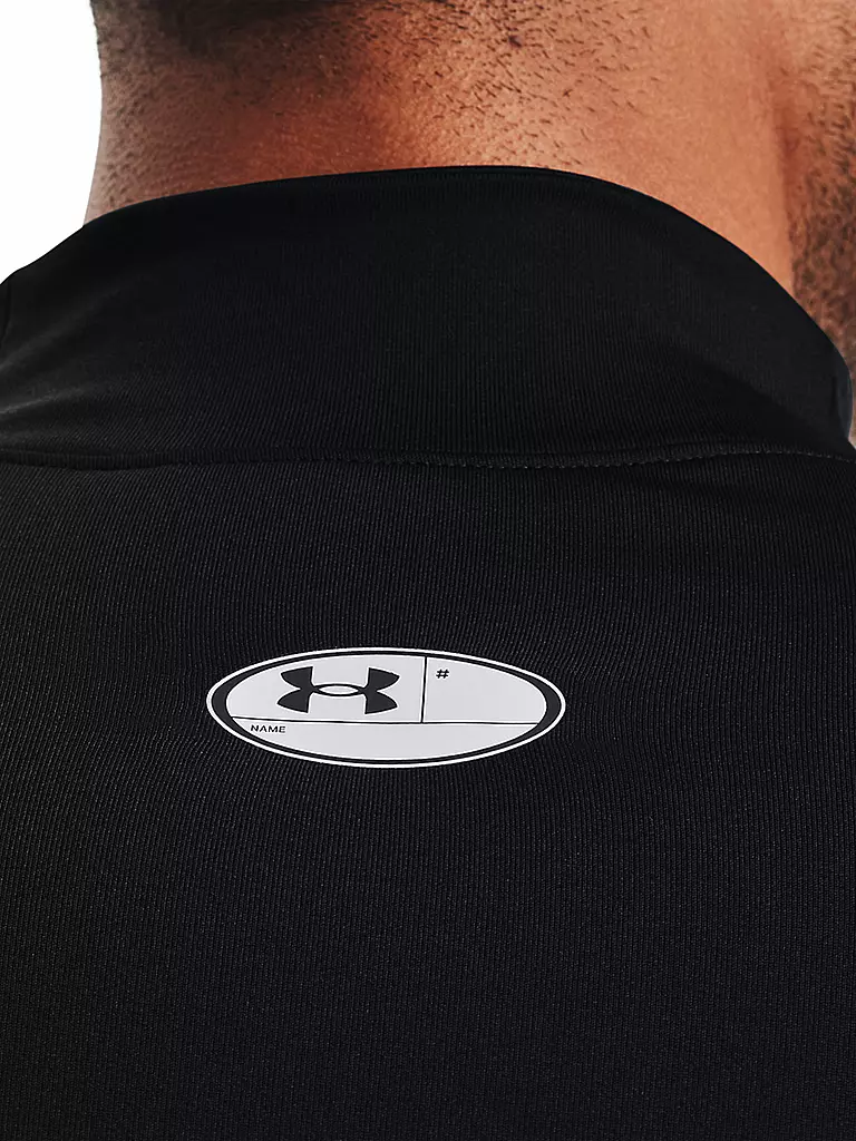 UNDER ARMOUR | Herren Fitnessshirt ColdGear® Fitted Mock | schwarz