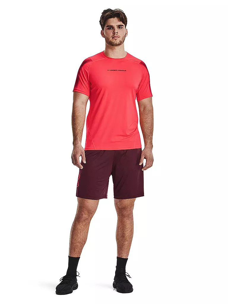 UNDER ARMOUR | Herren Fitnessshirt HeatGear® | rot