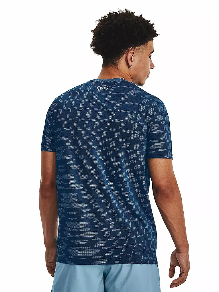 UNDER ARMOUR | Herren Fitnessshirt Seamless Novelty | blau