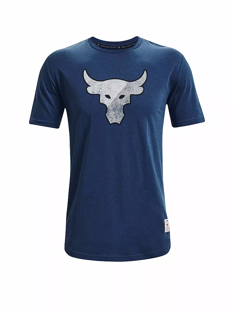 UNDER ARMOUR | Herren Fitnessshirt UA Project Rock Training Dept SS | blau