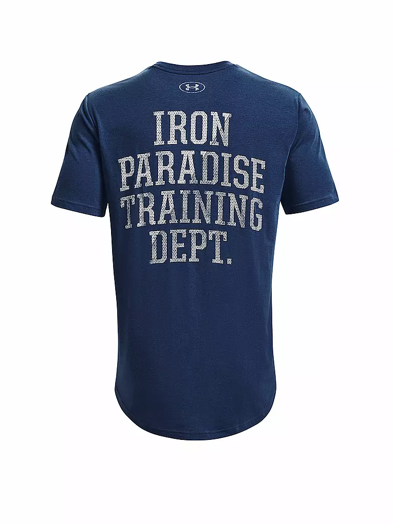 UNDER ARMOUR | Herren Fitnessshirt UA Project Rock Training Dept SS | blau