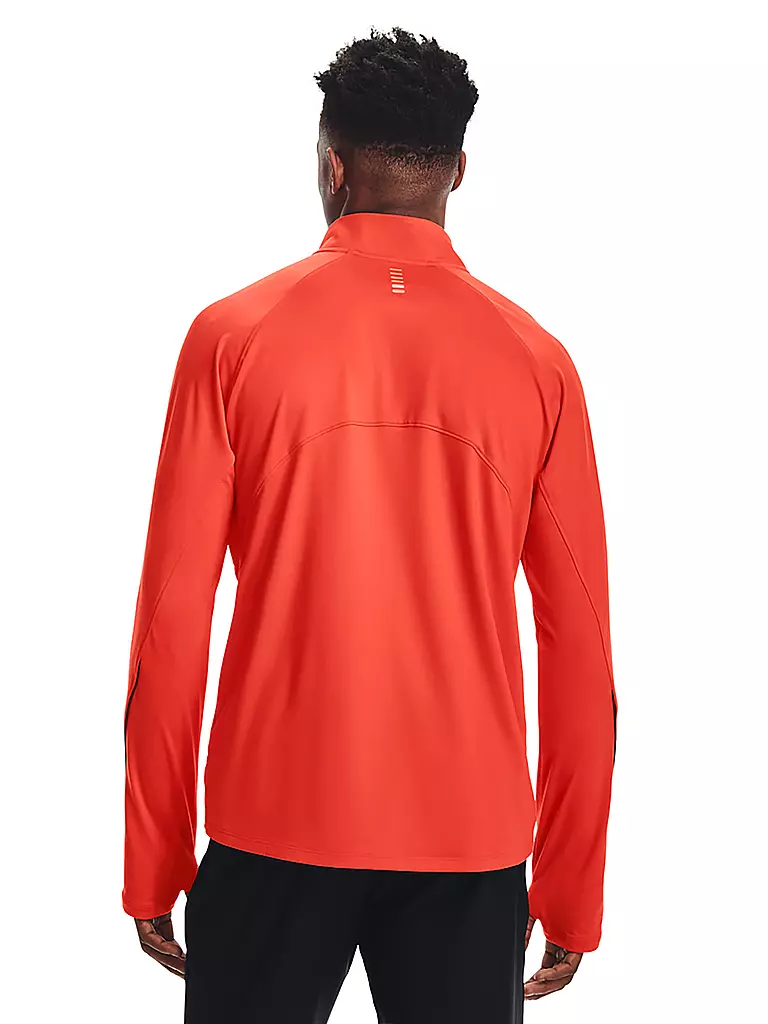 UNDER ARMOUR | Herren Fitnessshirt UA Qualifier Run 2.0 Half Zip | orange