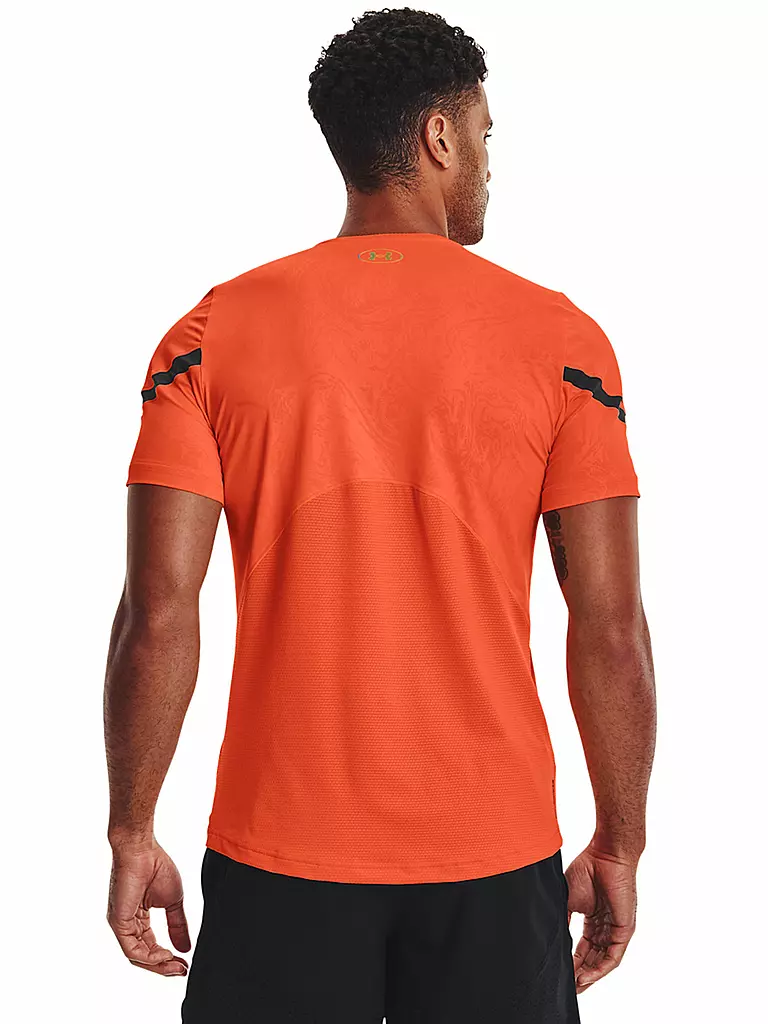 UNDER ARMOUR | Herren Fitnessshirt UA RUSH™ 2.0 Emboss | orange
