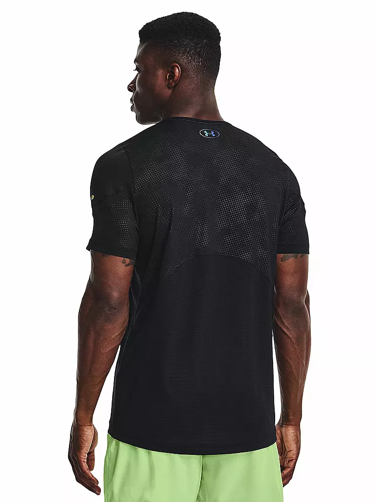 UNDER ARMOUR | Herren Fitnessshirt UA RUSH™ Emboss  | schwarz