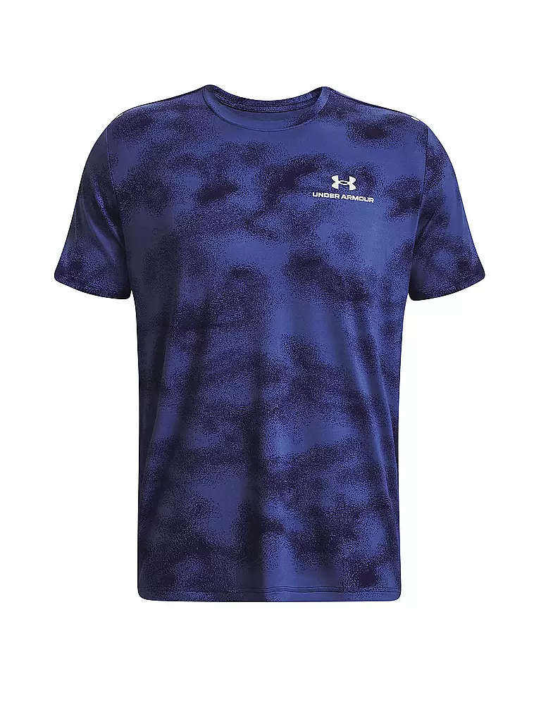 UNDER ARMOUR | Herren Fitnessshirt UA RUSH™ Energy Print | blau