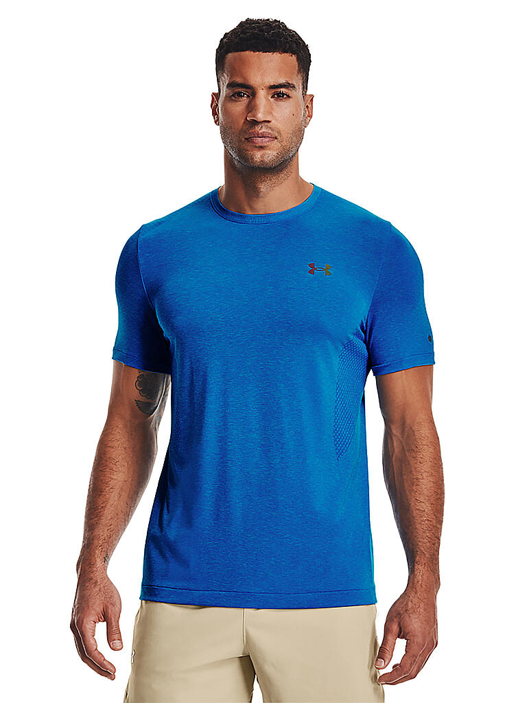 UNDER ARMOUR | Herren Fitnessshirt UA RUSH™ Seamless | blau