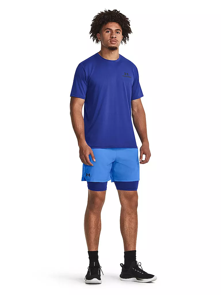 UNDER ARMOUR | Herren Fitnessshirt UA Rush Energy SS | blau