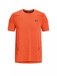UNDER ARMOUR | Herren Fitnessshirt UA Seamless Grid | orange