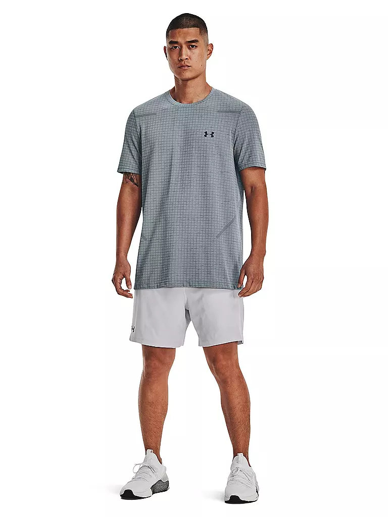 UNDER ARMOUR | Herren Fitnessshirt UA Seamless Grid | blau