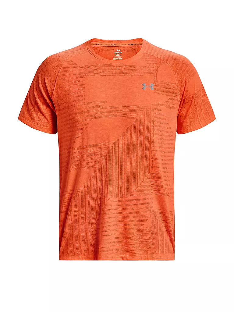 UNDER ARMOUR | Herren Fitnessshirt UA Streaker Deco Diamond  | orange