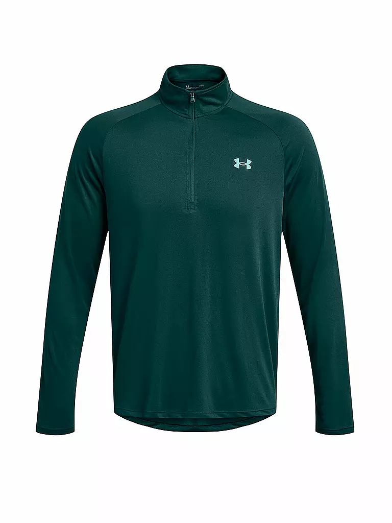 UNDER ARMOUR | Herren Fitnessshirt UA Tech™ Shirt mit ½-Zip | petrol