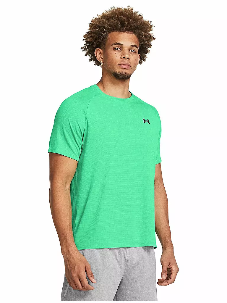 UNDER ARMOUR | Herren Fitnessshirt UA Tech™ Strukturiert | grün