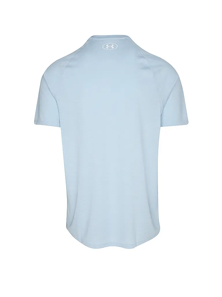 UNDER ARMOUR | Herren Fitnessshirt UA Tech™ Strukturiert | hellblau