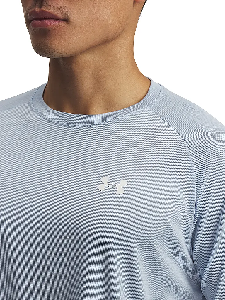UNDER ARMOUR | Herren Fitnessshirt UA Tech™ Strukturiert | hellblau