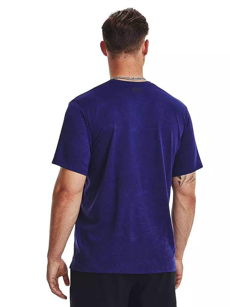 UNDER ARMOUR | Herren Fitnessshirt UA Tech™ Vent Jacquard | blau