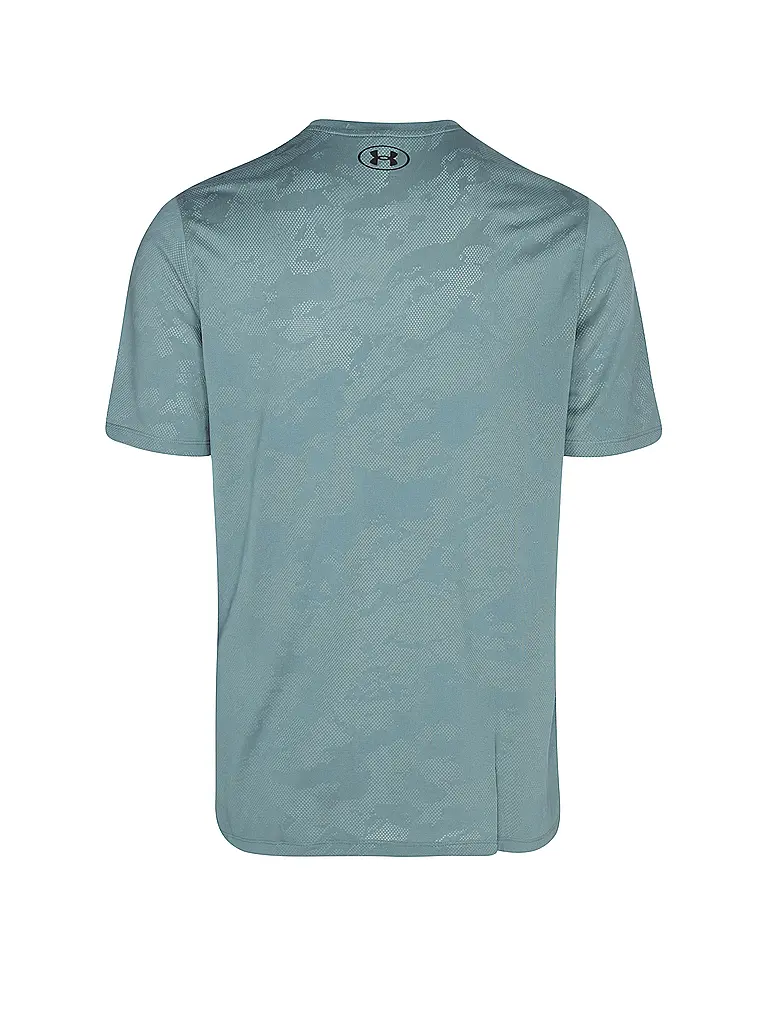 UNDER ARMOUR | Herren Fitnessshirt UA TechTM Vent Jacquard | petrol