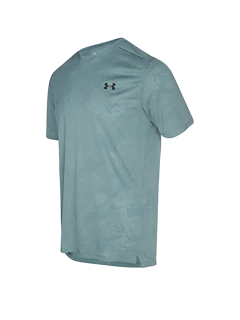 UNDER ARMOUR | Herren Fitnessshirt UA TechTM Vent Jacquard | petrol