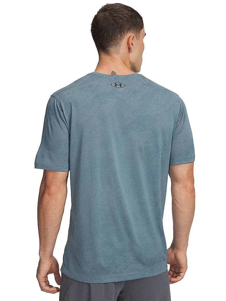UNDER ARMOUR | Herren Fitnessshirt UA TechTM Vent Jacquard | petrol