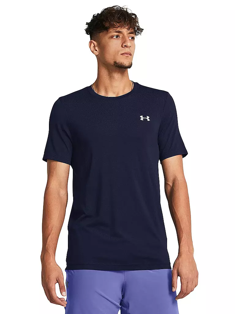 UNDER ARMOUR | Herren Fitnessshirt UA Vanish Seamless | dunkelblau