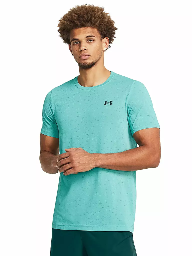 UNDER ARMOUR | Herren Fitnessshirt UA Vanish Seamless | dunkelblau