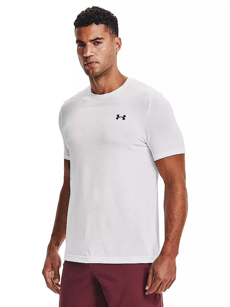 UNDER ARMOUR | Herren Fitnessshirt | weiss