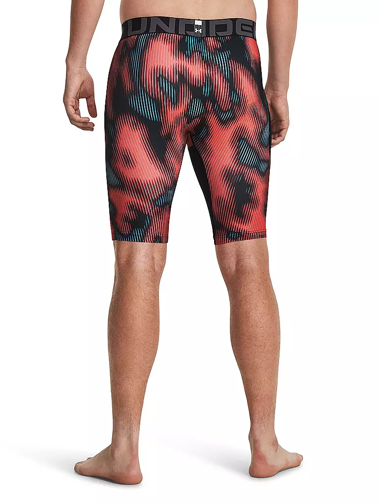 UNDER ARMOUR | Herren Fitnessshort HeatGear® Printed  | rot