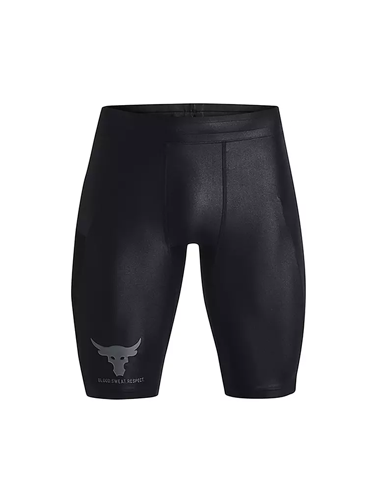 UNDER ARMOUR | Herren Fitnessshort Project Rock Iso-Chill Kompression | schwarz