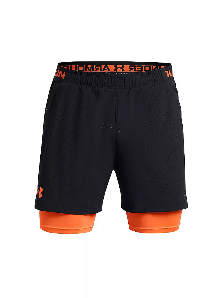 UNDER ARMOUR | Herren Fitnessshort UA Vanish Woven 2-in-1 Vent  | schwarz