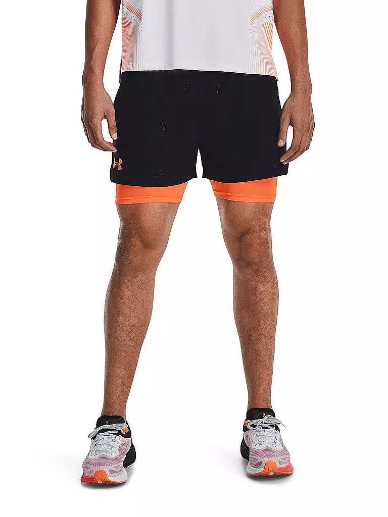 UNDER ARMOUR | Herren Fitnessshort UA Vanish Woven 2-in-1 Vent  | schwarz